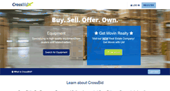 Desktop Screenshot of crossbid.com